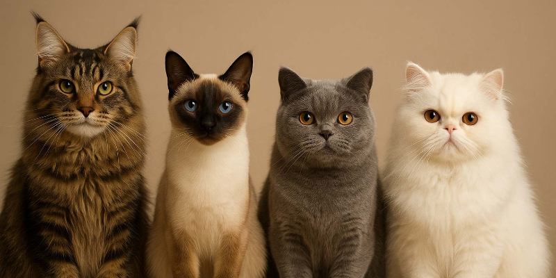 Угадайте породу кошки по фото ≽^•⩊•^≼