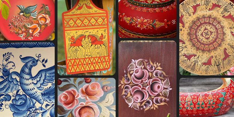 Русская народная роспись: проверьте свои знания